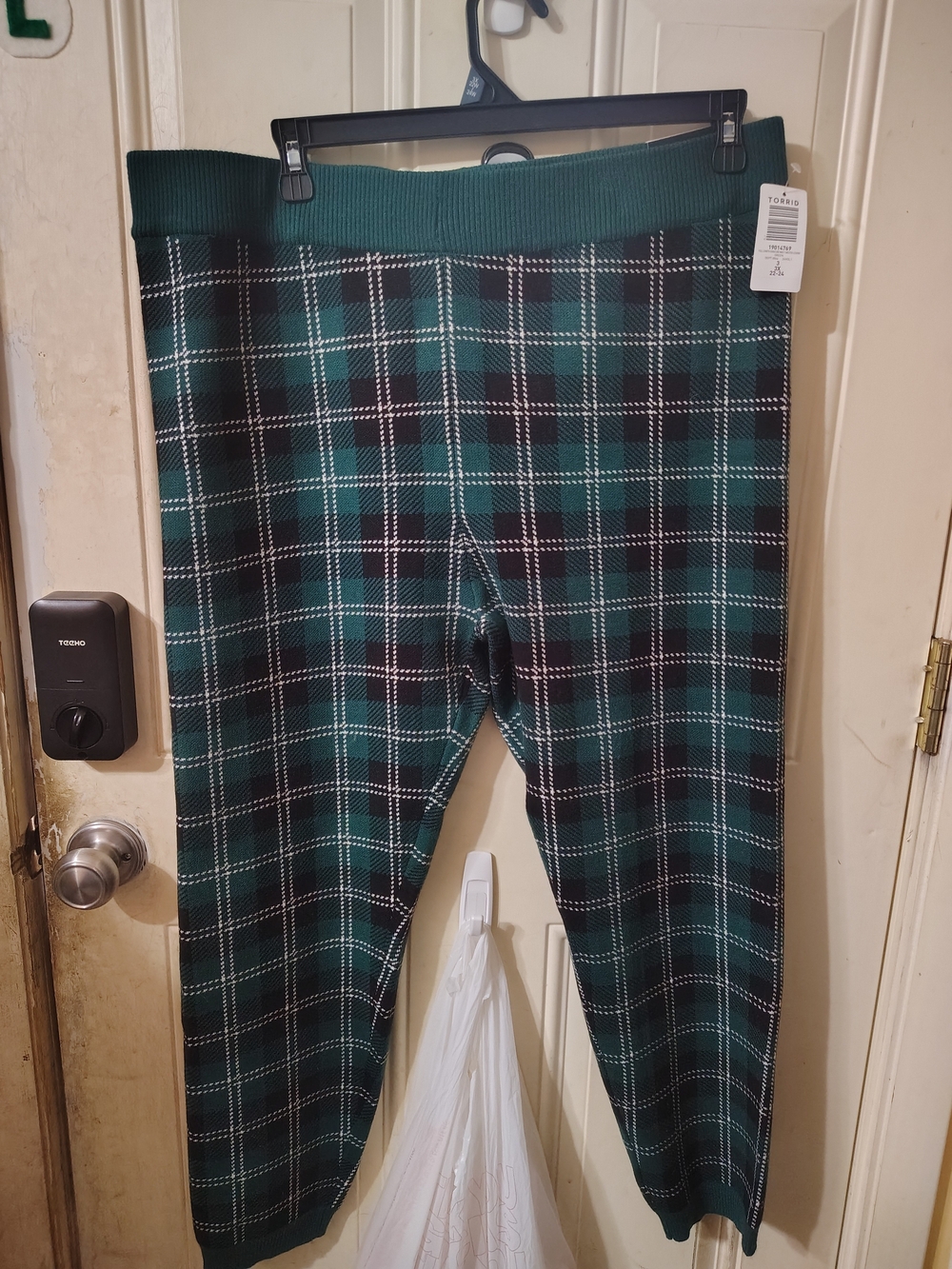 torrid Green Plaid Knit Joggers